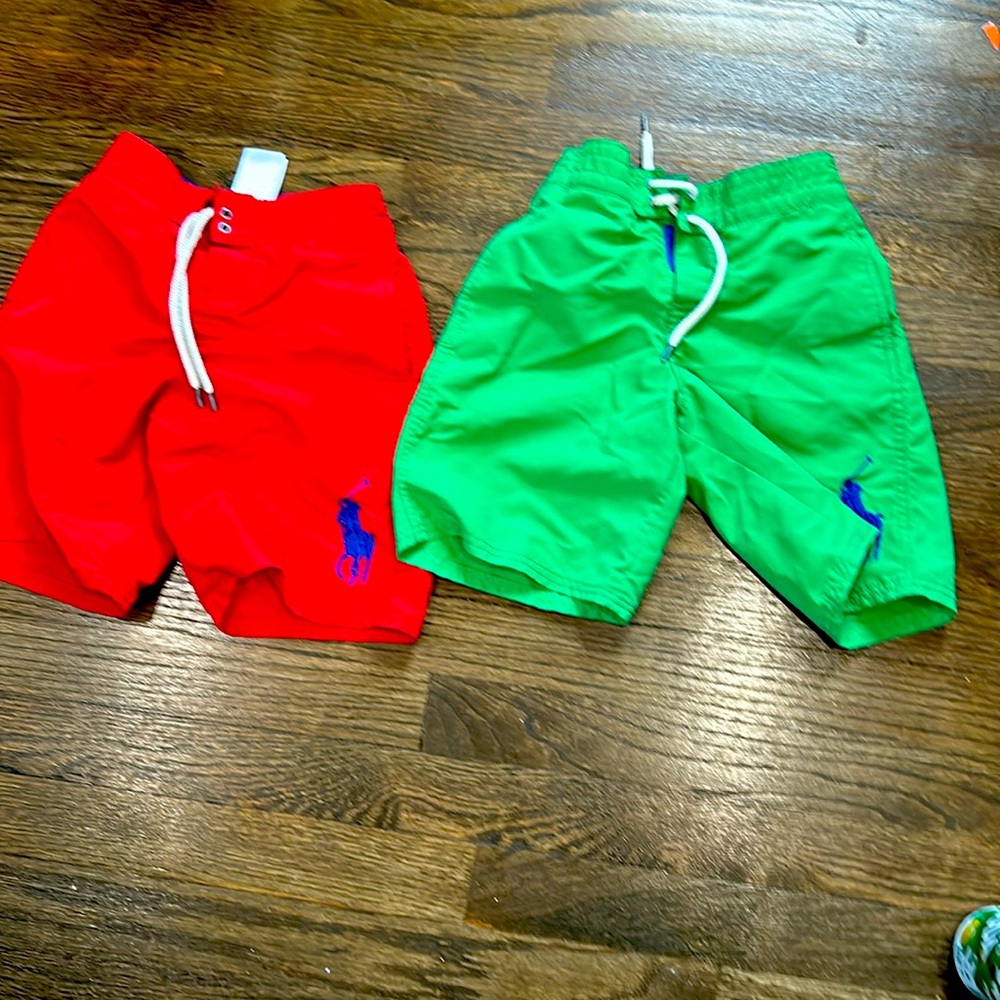 Polo Ralph Lauren swimming trunks size 7, gently used